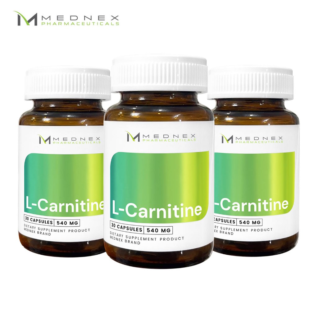 [แพ็ค 3 ขวด สุดคุ้ม] แอลคาร์นิทีน L-Carnitine MEDNEX เมดเน็กซ์ LCarnitine แอล-คาร์นิทีน L Carnitine แอลทาร์เทรต