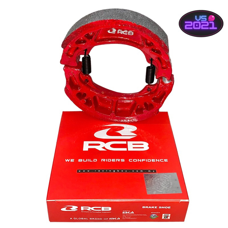 ผ้าเบรคหลัง wave, dream, super-cup,wave-110i,125i ทุกปีทุกรุ่น ผ้าเบรคหลัง racing boy แบรนด์แท้จากบริษัทRCB แท้