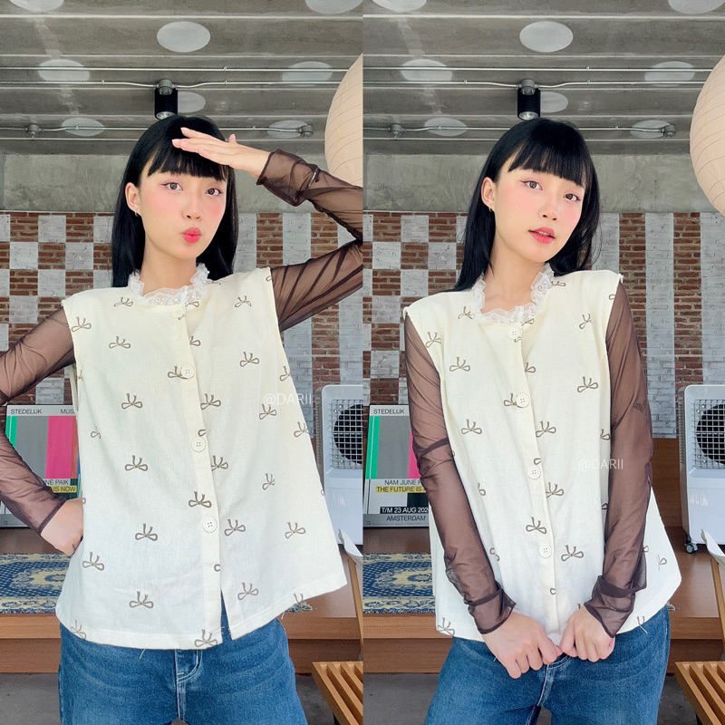 Vest | Jeans | เสื้อกั๊ก ผ้ายีนสืนุ่ม