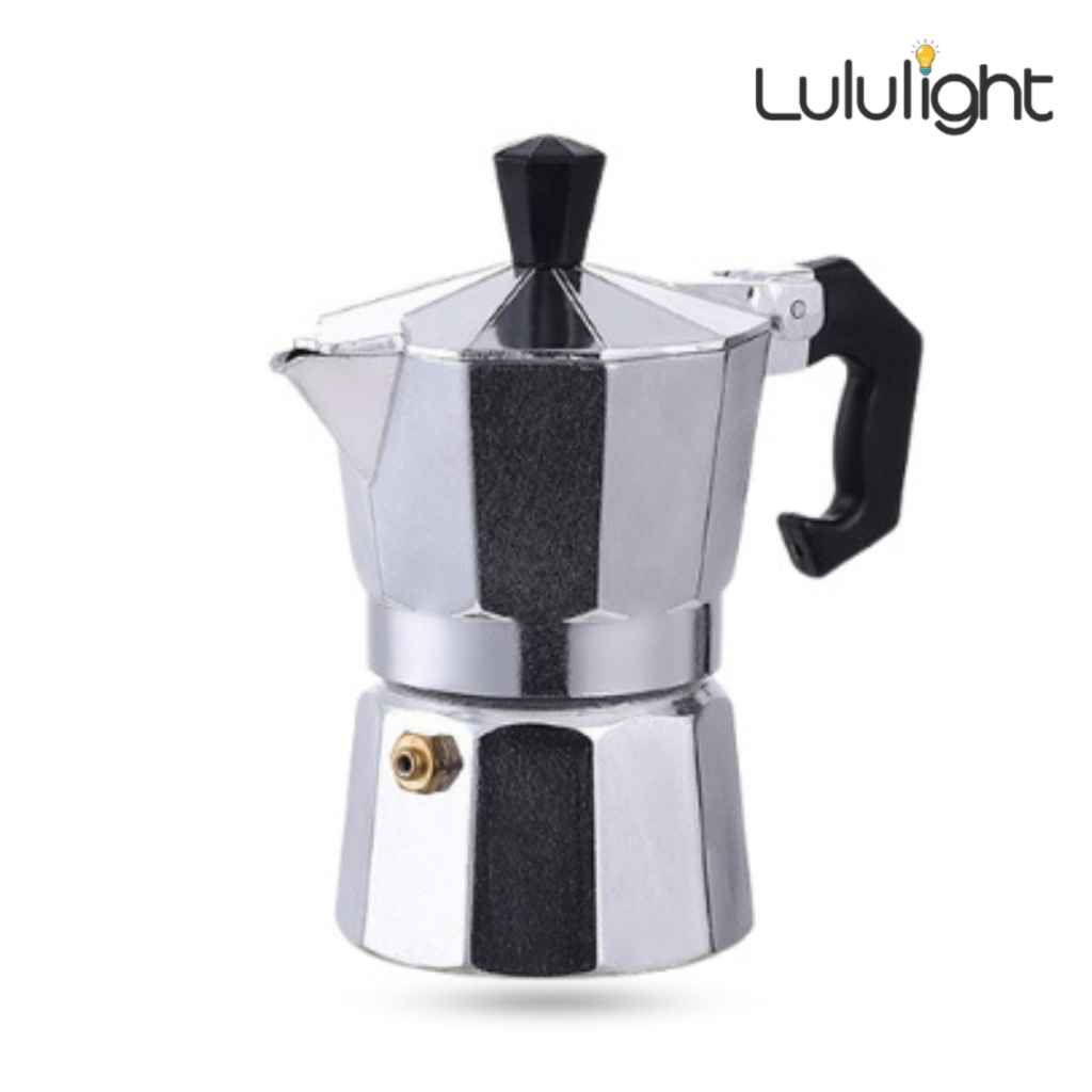 Moka Pot หม้อต้มกาแฟ กาต้มกาแฟ เครื่องชงกาแฟ มอคค่าพอท หม้อต้มกาแฟแบบแรงดัน สำหรับ 100 150 300 450ML lululight
