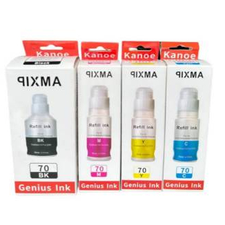 หมึกเติม Canon GI-70 BK C M Y for G5070/G6070/G2070 หมึกพรีเมี่ยม