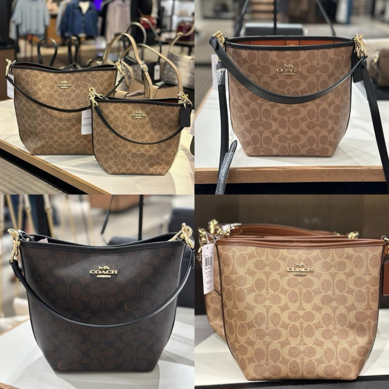 COACH City Bucket Bag In Signature Canvas CT800(New)