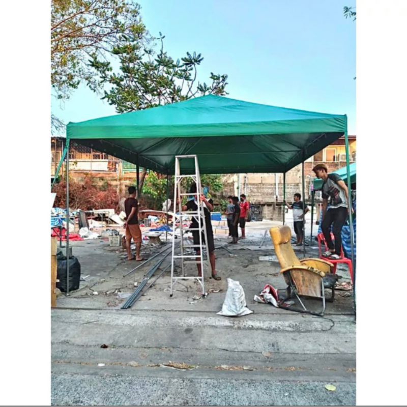 เต็นท์ประกอบ 4x6 800D เพิ่มสูงขาฟรี2.50