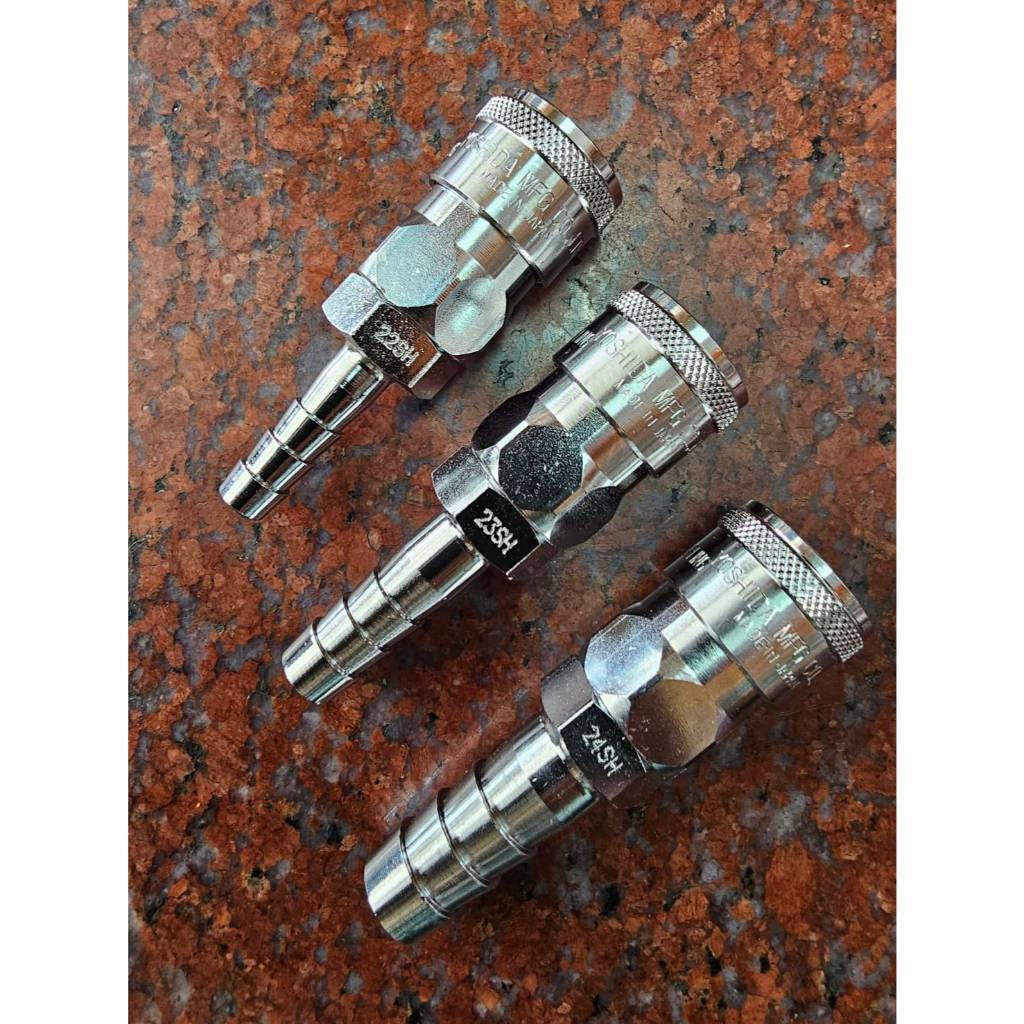 คอปเปอร์ลม (คัปปลิ้ง) เสียบสายลม NKC ญี่ปุ่นแท้ 1/4นิ้ว , 3/8นิ้ว และ 1/2นิ้ว (22SH 23SH และ 24SH)