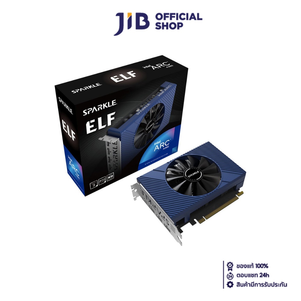 VGA (การ์ดแสดงผล) SPARKLE INTEL ARC A380 ELF 6GB GDDR6