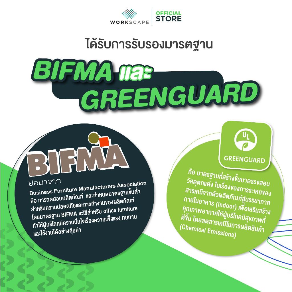 Workscape เก้าอี้สุขภาพ รุุ่น SCOOT แก้ออฟฟิตซินโดรม เบาะรองนั่งโค้งเว้ารับสรีระได้ดี  WCH-00014 - รูปที่ 6