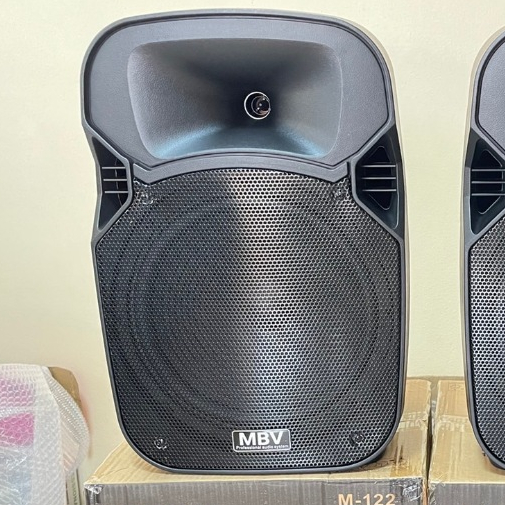ตู้ลำโพง 12" M-122 MBV ลำโพงไฟเบอร์ 12นิ้ว 2ทาง ลำโพงตั้งพื้น / ใส่ขาตั้งได้ ✅สินค้าร้านนี้ใช้โค๊ดส่วนลดได้ ❤️✨ส่งฟรี