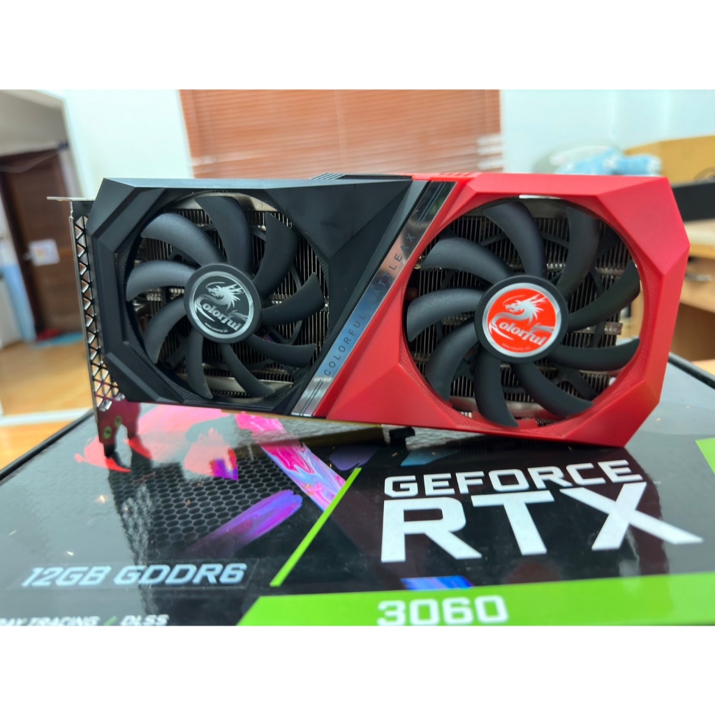 COLORFUL RTX3060 12GB OC BATTLE AX มือสอง สวย ครบกล่อง