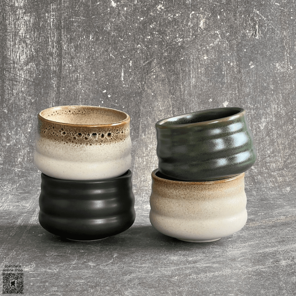 แก้วชา แก้วชาเซรามิค แก้วน้ำชา ความจุ 210 ml - AT1CERAMIC