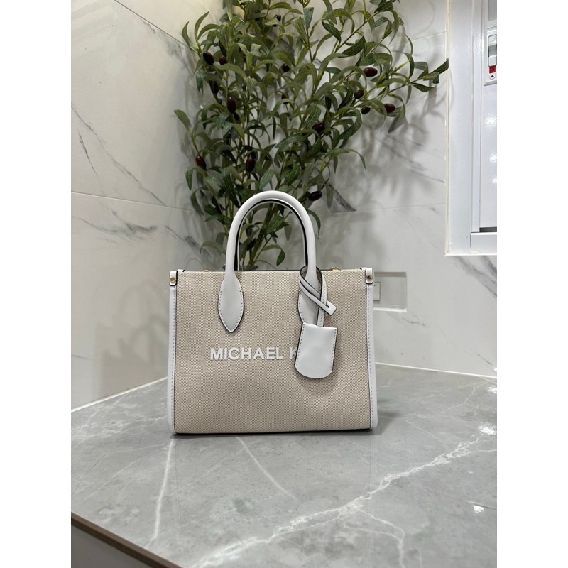 MICHAEL KORS Mirella Small Canvas Tote Bag