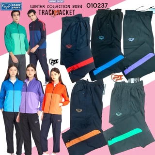 Grand sport กางเกงแทร็คสูท ผ้าร่ม Track suit WINTER COLLECTION 2024 มีซับใน กระเป๋าซิปข้างตัว รหัส 010237