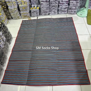 เสื่อ3พับผื่นใหญ่ขนาด5ฟุต134×177cm งานดีงานไทยผ้าหนาร้านคละสีไห้สินค้ามีพร้อมส่งจ้า