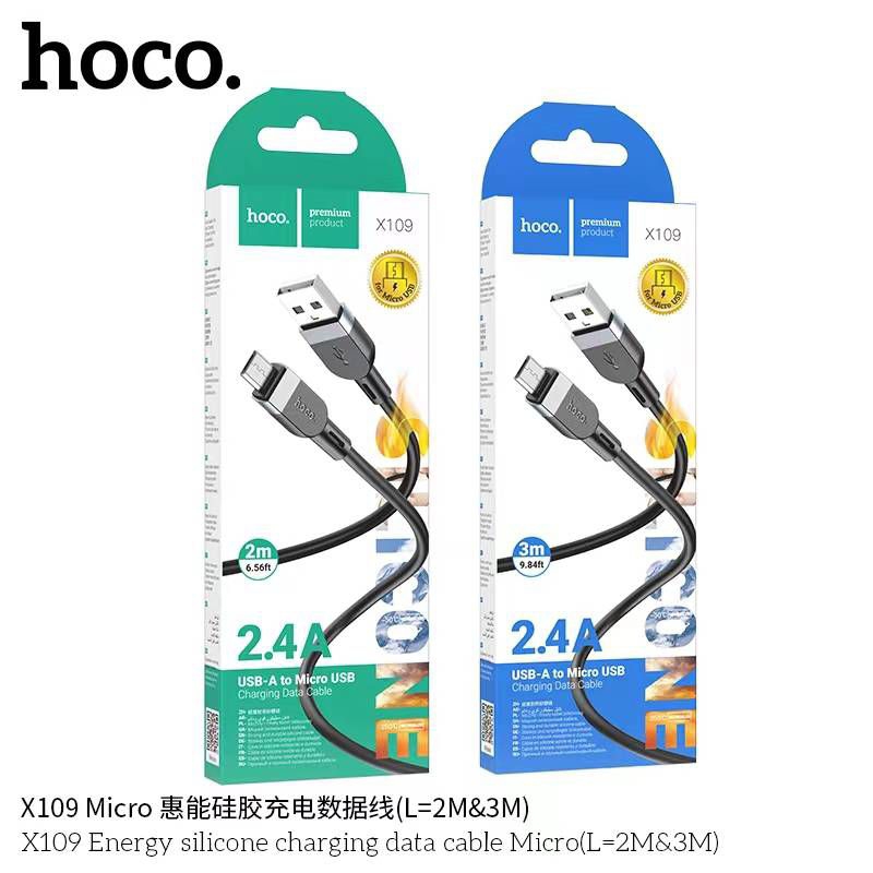 Hoco X109 สายชาร์จรุ่นใหม่ล่าสุดชาร์จเร็วสีสวยทนทานแท้ 100% - รูปที่ 4