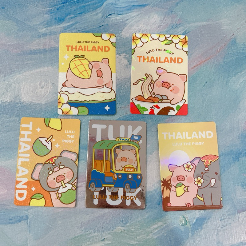 Lulu The Piggy Card Lulu card การ์ด Lulu