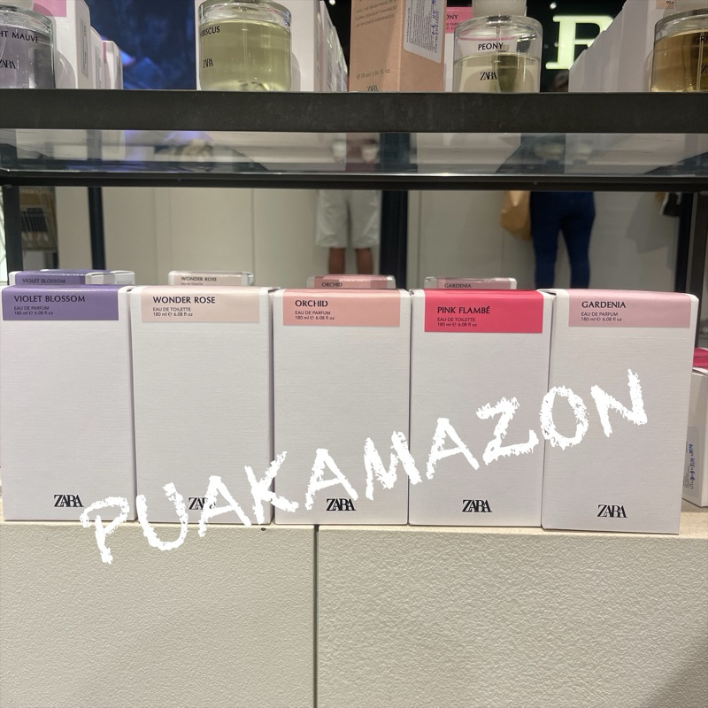 Zara ซาร่า น้ำหอม 180 มล. สุดคุ้ม wonder rose, orchid, femme 180 ml.