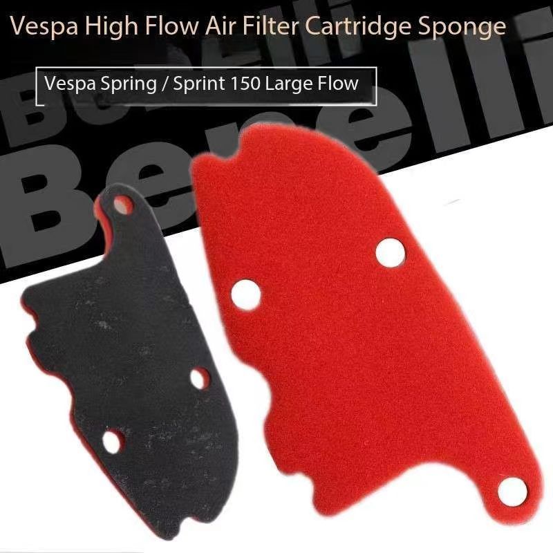 รถจักรยานยนต์กรองอากาศสําหรับ Vespa Spring Sprint LX LXV 125 150 3V ie iGet Primavera 150 125 GTS300 250 GTV