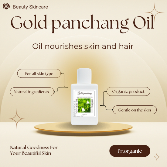 น้ำมันทองพันชั่ง White crane flower oil ออยล์บำรุงผิวและเส้นผม น้ำมันกัดจากธรรมชาติ 50ml.