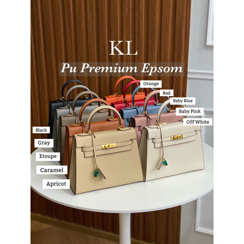 KKKL - PU Premium Epsom กระเป๋าหนังพียูพรีเมี่ยม size 25 cm&28 cm