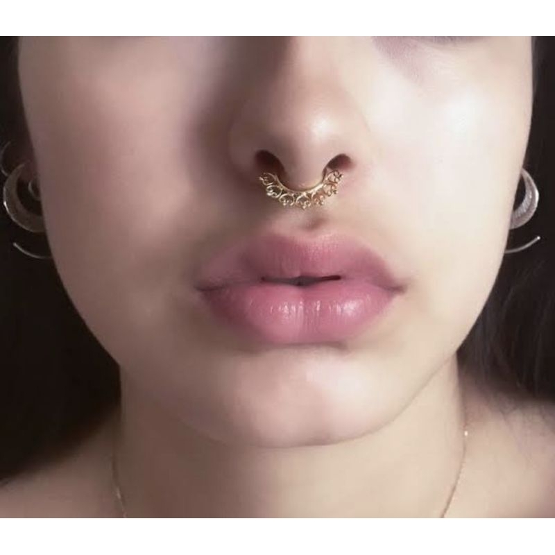 nose septum pressing nose ring accessories fashionable อุปกรณ์กดจมูก เจาะจมูก อุปกรณ์แฟชั่น