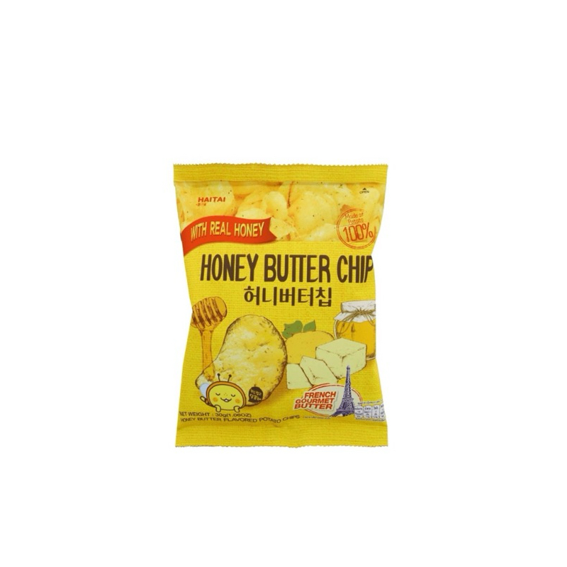 Haitai Potato Chips Honey Butter ไฮไทมันฝรั่งรสฮันนี่บัตเตอร์ 30 กรัม