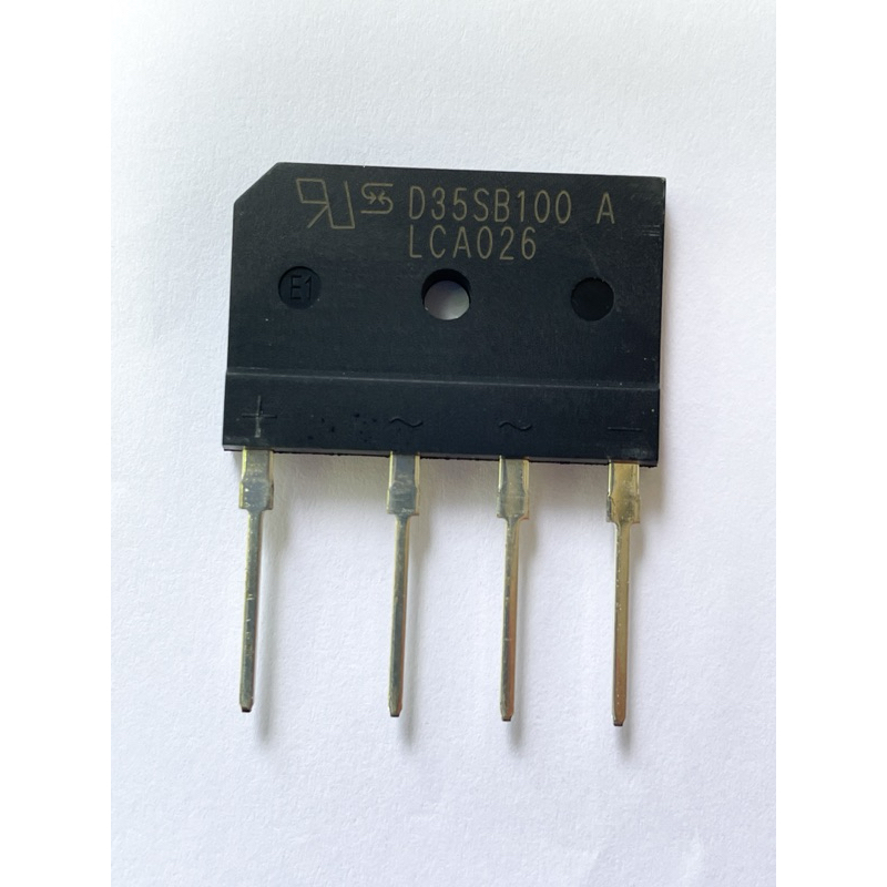 (แพ็ค1ตัว) D35SB100A บริจไดโอต 35A 1000V ขาเรียง วงจรเรียงกระแสเต็มคลื่นแบบบริดจ์ บริจไดโอต 35A1000V