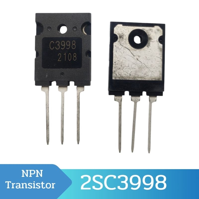 2SC3998 C3998 ทรานซิสเตอร์ npn transistor 25A 1500V 1ตัว/1pcs