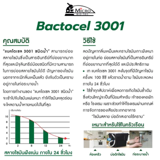 [แพ็กคู่สุดคุ้ม] Bactcel 2001 + 3001 1000cc กำจัดกลิ่นเหม็นส้วม ท่อตัน กำจัดไขมันบ่อดัก ลดกลิ่น แบคโตเซล บำบัดน้ำเสีย