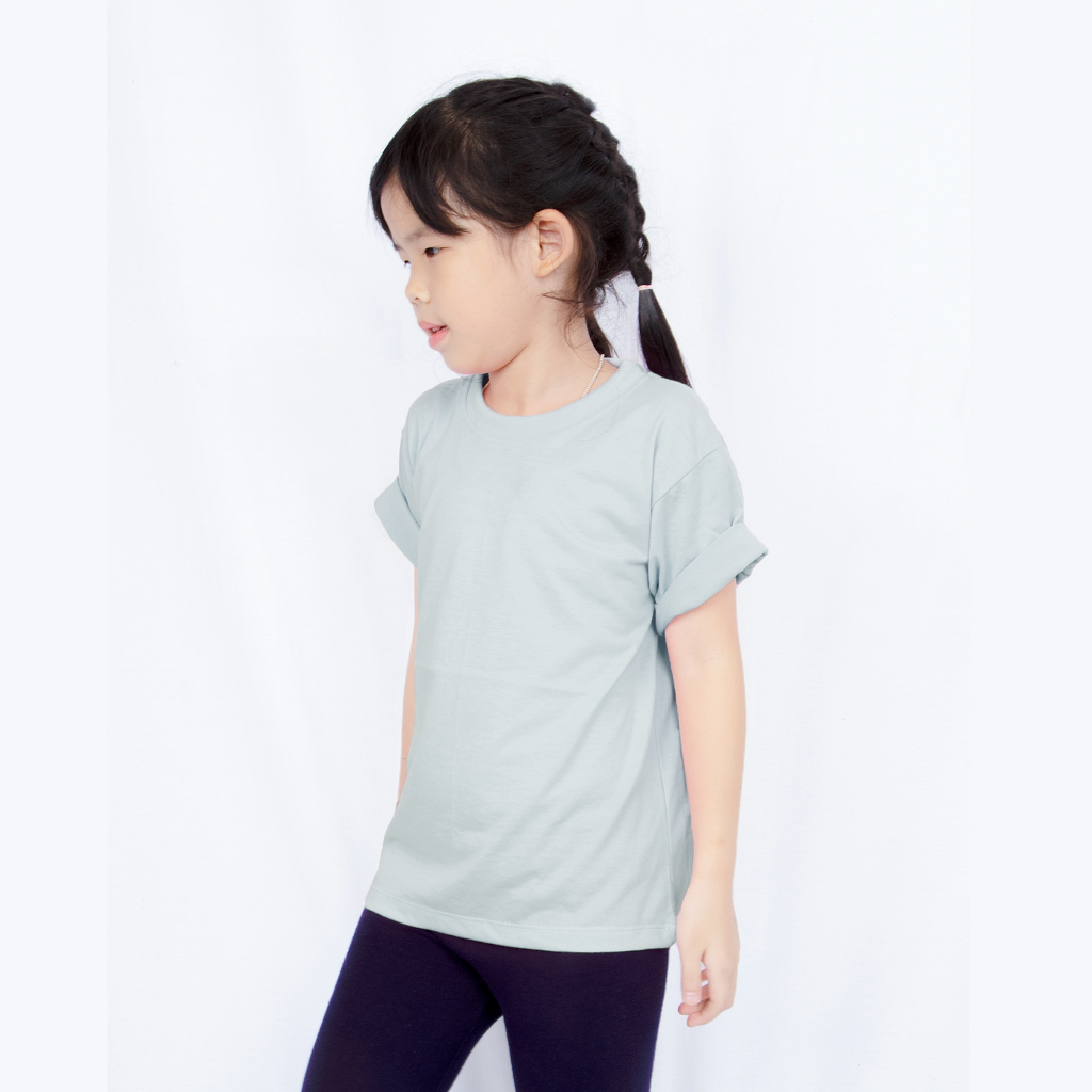 เสื้อยืดสีพิ้นด็ก "Kid T-Shirt " โทนสี LIGHT EARTH โทน6