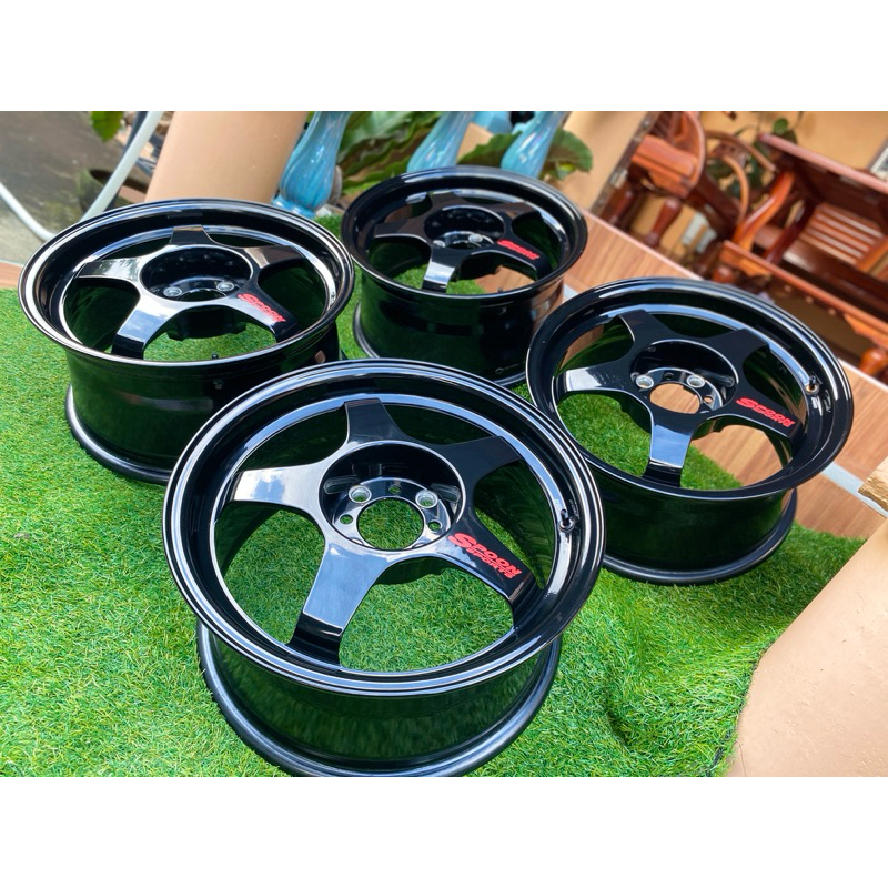 ล้อแม็ก Lenso ProjectD 90B ดำเงา  4รู100 Offset33