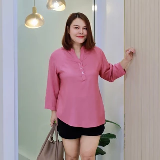 เสื้อคอจีน สีพื้น ทรงทันสมัย