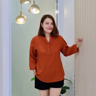 เสื้อคอจีน สีพื้น ทรงทันสมัย