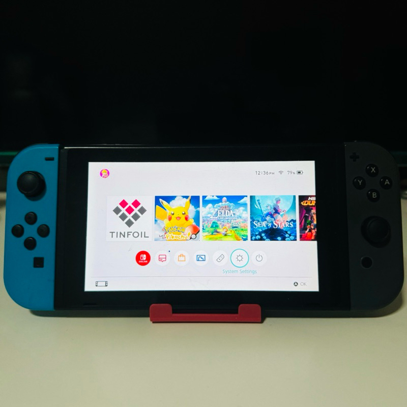 Nintendo Switch V1 แปลงสายมืด