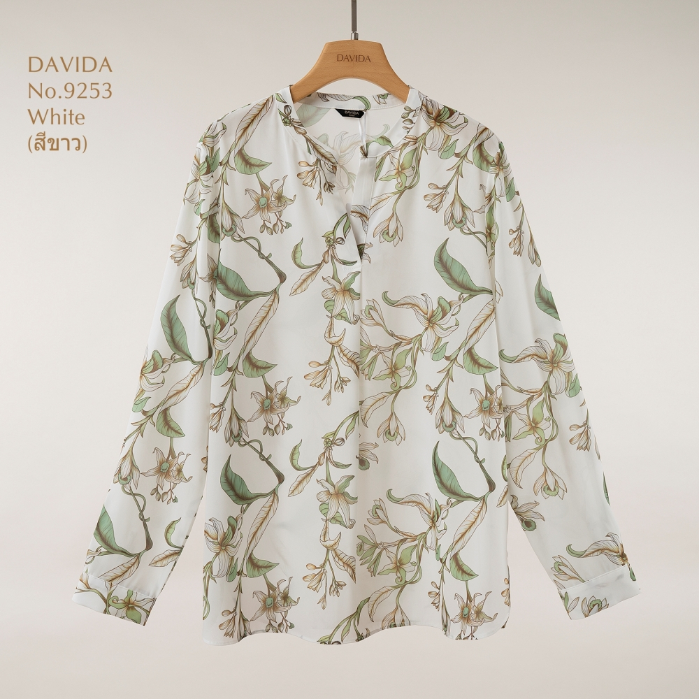 เสื้อเชิ้ตแขนยาว DAVIDA #9253