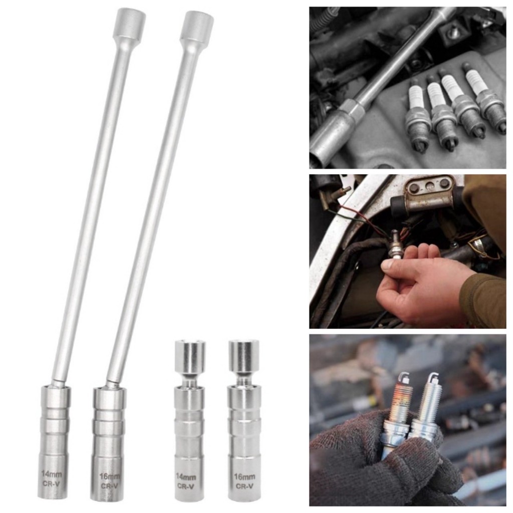 🌈 บล็อค ไขหัวเทียน บล็อกหัวเทียน ลูกบล็อก ถอดหัวเทียน แม่เหล็ก ประแจบล็อก ขันบล็อค เบอร์ 14 16 อุปกรณ์ช่าง 🌈