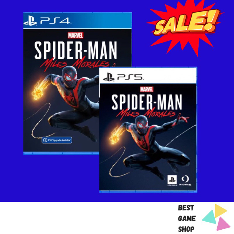 Spiderman miles morales PS4 PS5 Spider-Man PS4 (Zone3) (มือ1/มือ2)