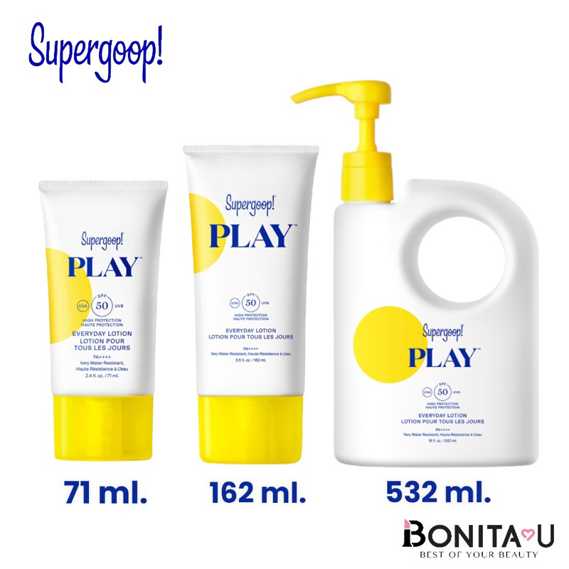 SUPERGOOP! Play Everyday Lotion SPF 50 with Sunflower Extract ครีมกันแดด