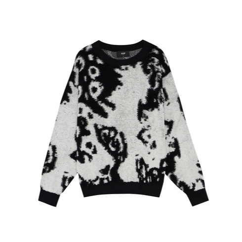 LEOPARD SWEATER (100% BCI cotton jacquard sweater.)
