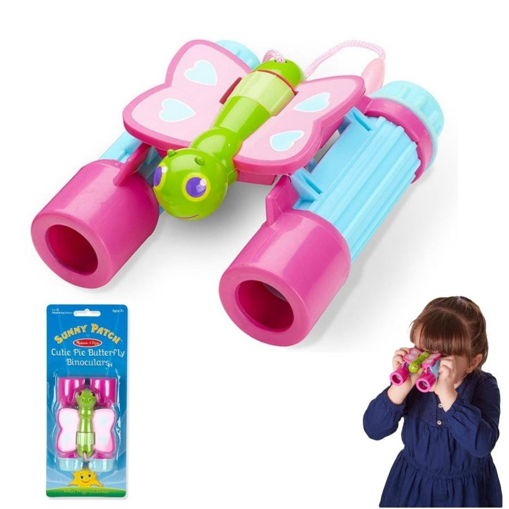 Melissa & Doug กล้องส่องทางไกลของเล่น 4 เท่า Binoculars ของเล่นเสริมพัฒนาการ 3 ขวบขึ้น