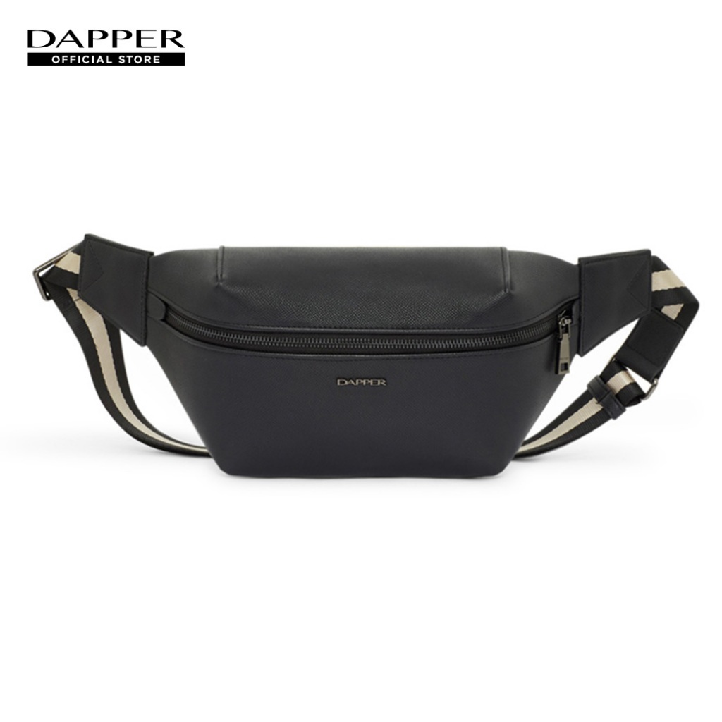 DAPPER กระเป๋าคาดอก Essential Belt Bag + สายกระเป๋า Colorblock สีดำ (BM6/BK/1251SF)