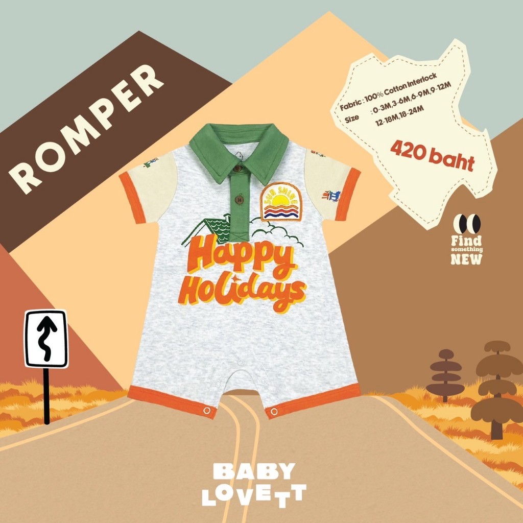 15 Wanderlust - Romper