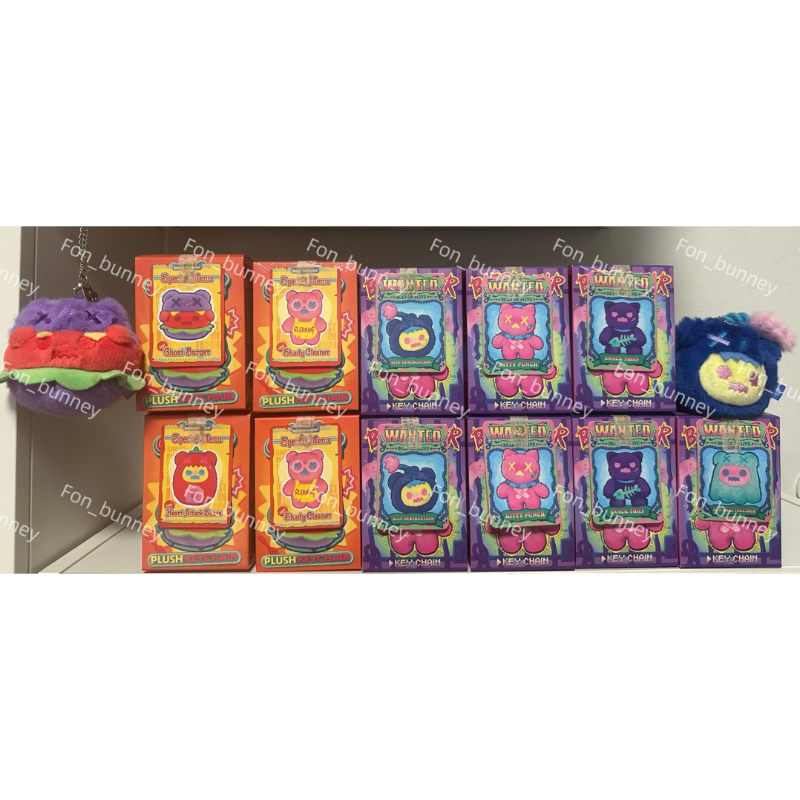 FINDING UNICORN - พวงกุญแจ ShinWoo Ghost Diner/ShinWoo Baddy Bear Town **พร้อมส่ง