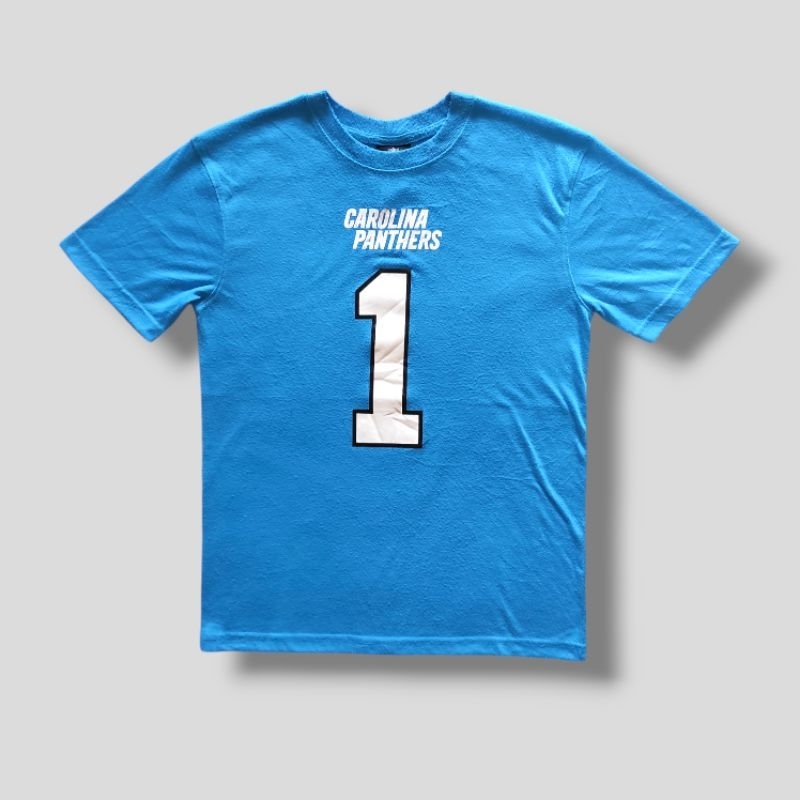 เสื้อยืดเด็กโต NFL TEAM APPAREL T-SHIRT (NUMBER 1 CAROLINA PANTHERS NEWTON) ไซส์ L