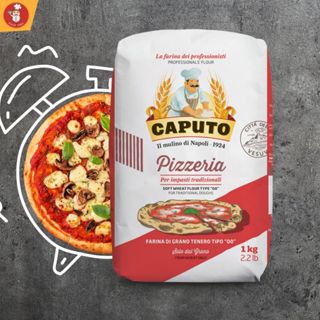แป้งพิซซ่า นาโปลี Caputo Pizzeria Flour 1Kg  แบบอิตาลีแท้ แป…