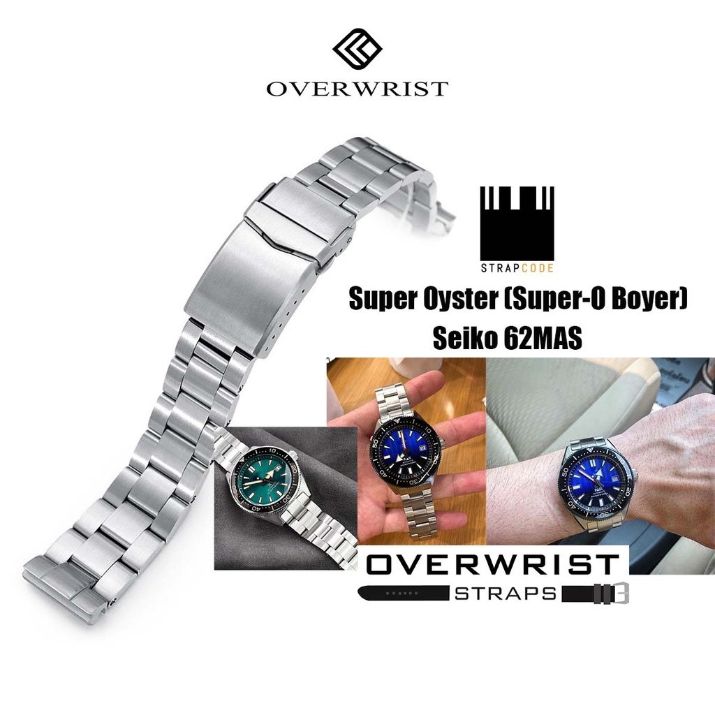 สายนาฬิกา รุ่น miltat strapcode super oyster for 62mas (spb051,spb053)