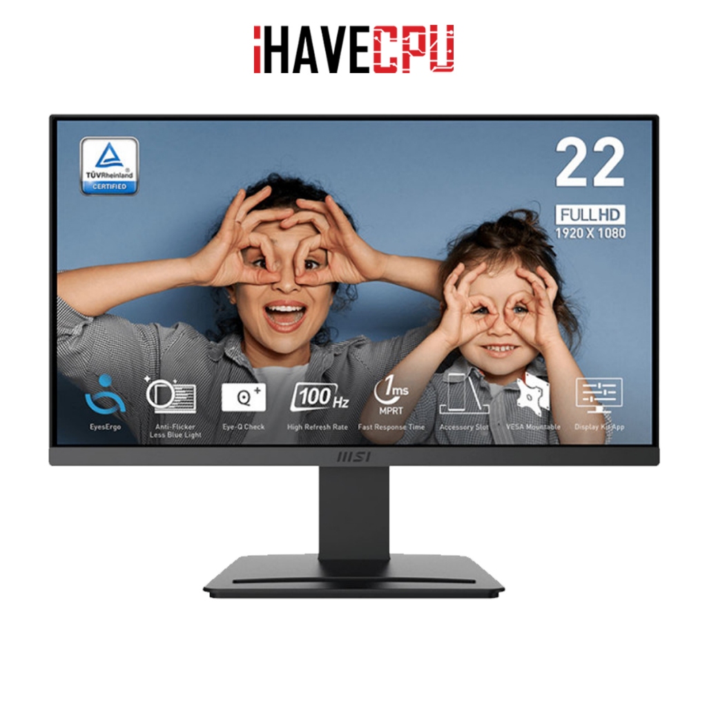 จอมอนิเตอร์ (monitor) iHAVECPU MSI PRO MP223 E2 - 21.45 VA FHD 100Hz