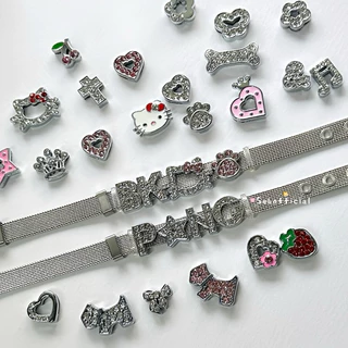 Sebofficial | ꒰1/1꒱ กำไลข้อมือสแตนเลส กำไลสายนาฬิกา สร้อยข้อมือ ชาร์ม เพิ่มจี้ตกแต่งได้ (ได้เฉพาะกำไลสแตนเลส)
