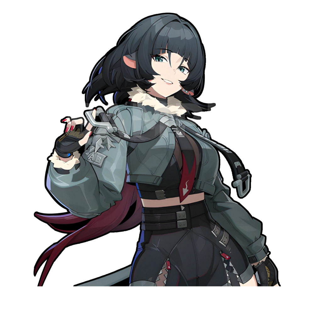 Jane Doe zzz สติ๊กเกอร์ 2 แผ่น jane doe Zenless Zone Zero Stickers สติกเกอร์