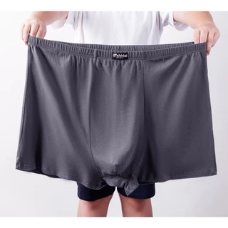 1 เซท 3ตัว 3 สี กางเกงบ๊อกเซอร์ไซส์พิเศษ 5XL - 9XL กางเกงในชายผ้าฝ้าย สำหรับคนรูปร่างสูงใหญ่