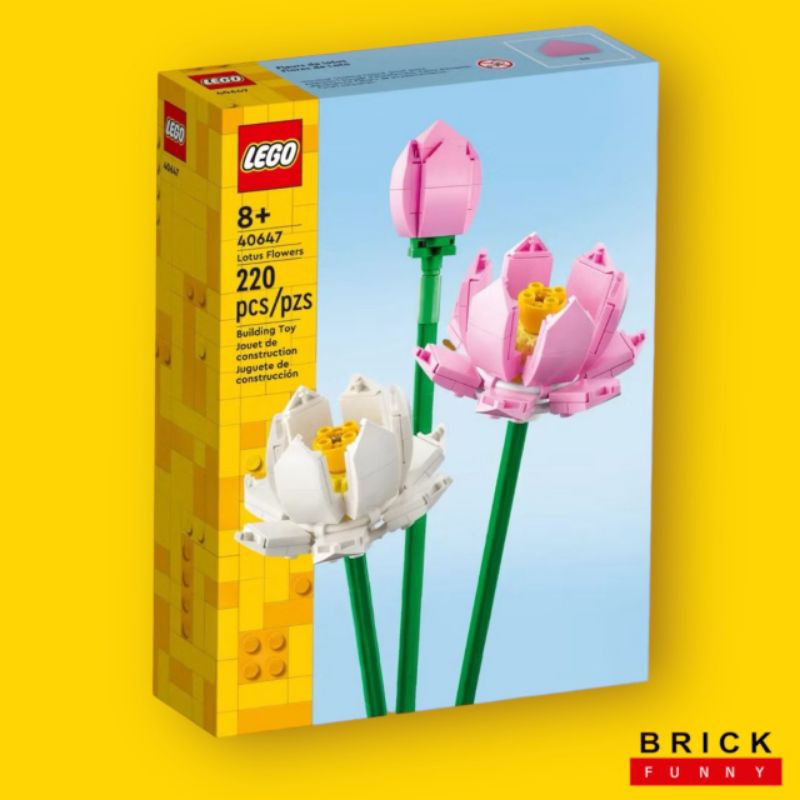 Lego 40647 Lotus Flowers (พร้อมส่ง กล่องสวย จัดส่งไว)