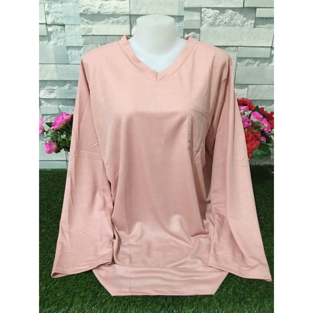 เสื้อแขนยาว เสื้อผ้าแฟชั่นสวยๆ อกฟรีไซร์ 46-50 นิ้ว รุ่น2541